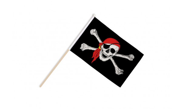 Pirate Bandana Hand Flags